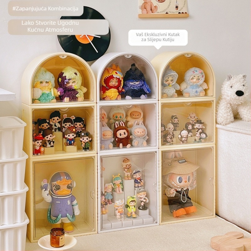 Akrilni vitrin za izlaganje Blind Box lutki i plišastih figurica