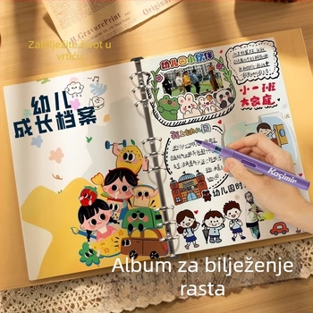 Sjećnik za završetak šestog razreda – DIY prazan foto-album za rast i zapise o razredu