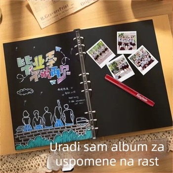 Sjećnik za završetak šestog razreda – DIY prazan foto-album za rast i zapise o razredu