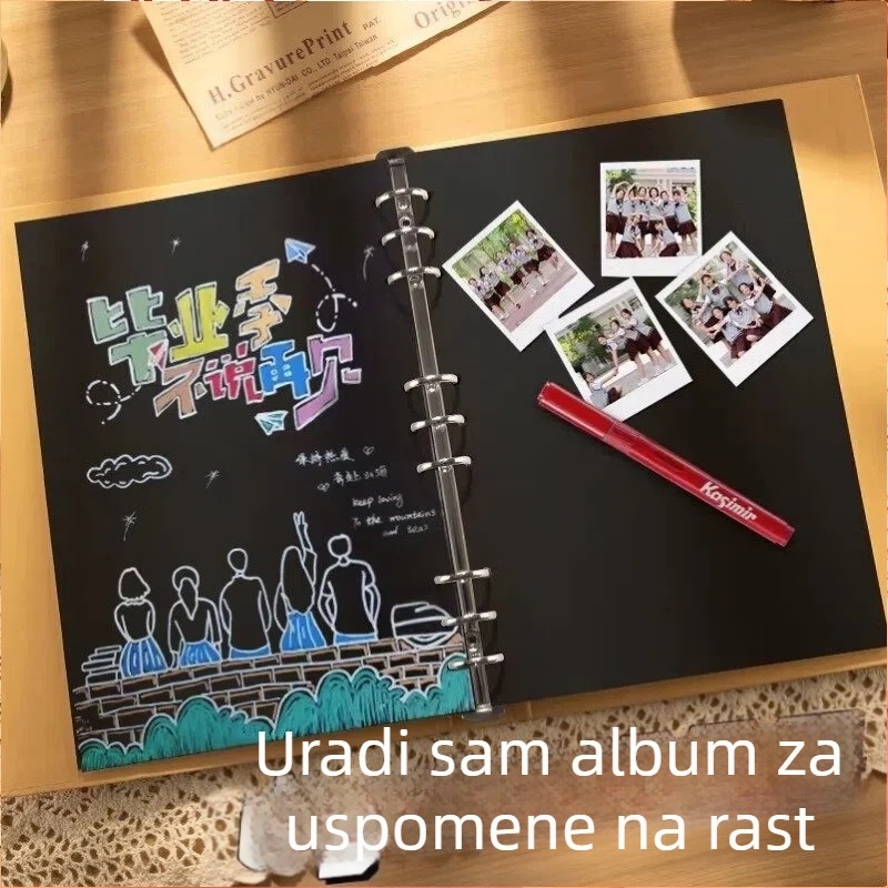 Sjećnik za završetak šestog razreda – DIY prazan foto-album za rast i zapise o razredu