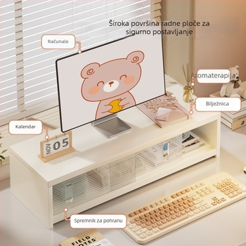 Podizni stalak za monitor s ladicom