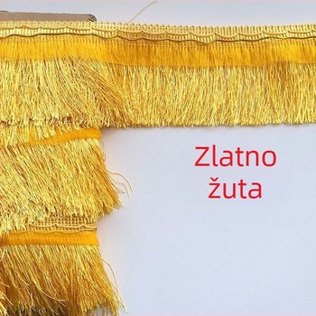 Čipkasti rub za zavjese, svečana dekoracija i dodaci za odjeću, 10 cm traka s resicama, stil zmajev brk