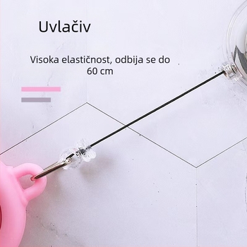 Izvlačni džepni sat s motivom medicinske sestre, veliki ženski džepni sat s cifernikom