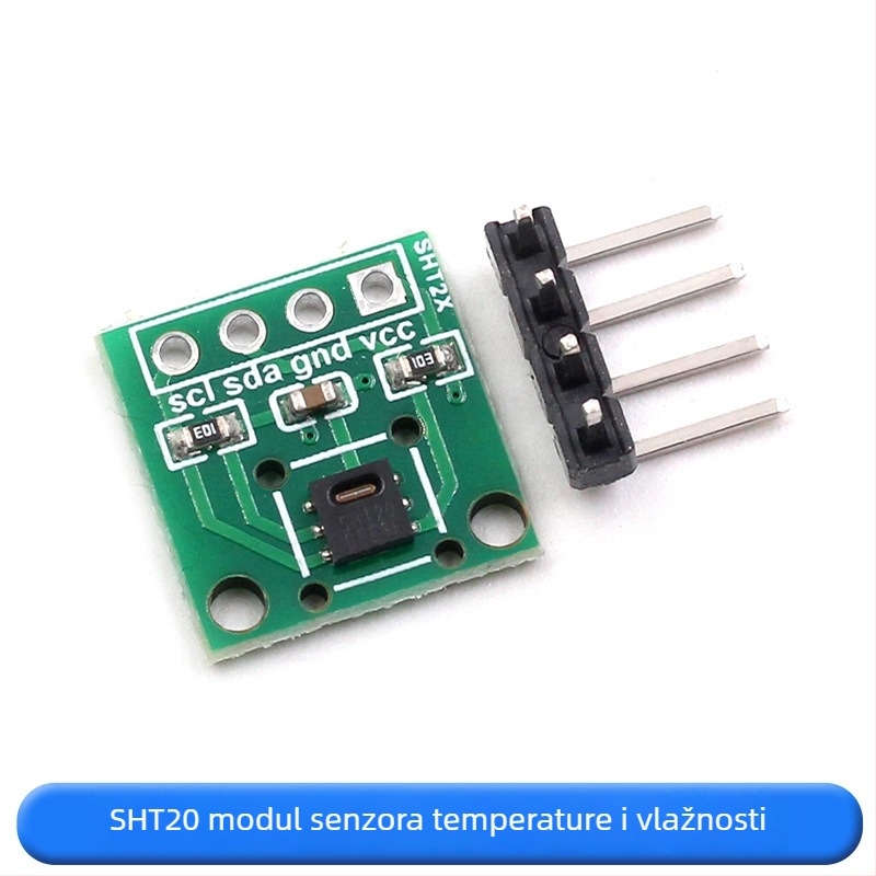 Senzor temperature i vlage SHT20/SHT30/31/35, modul, I2C digitalno sučelje, širok raspon napona