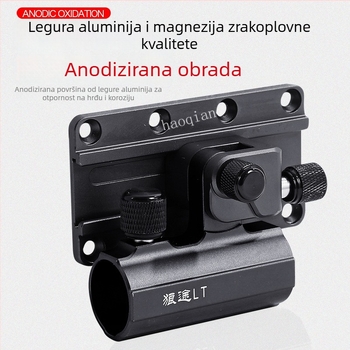 Troje dijelni set dodataka za kutiju za ribolov od aluminijsko-magnezijske legure, veliki držač za ulov, zaštita ribe i stalak za mamac