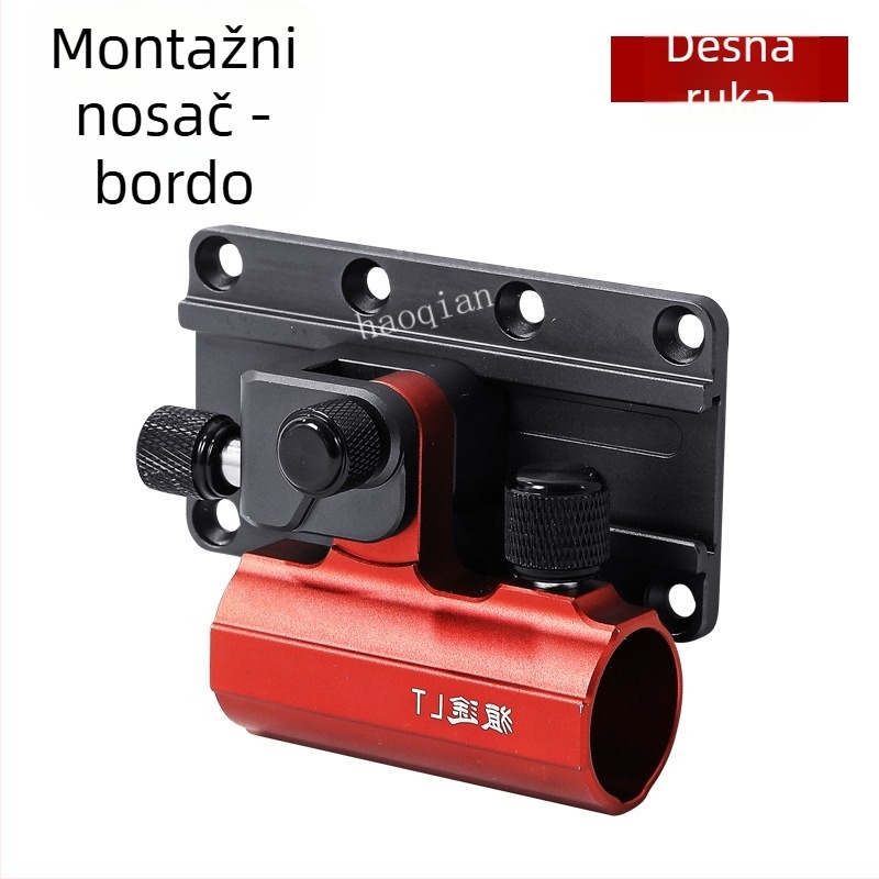 Troje dijelni set dodataka za kutiju za ribolov od aluminijsko-magnezijske legure, veliki držač za ulov, zaštita ribe i stalak za mamac