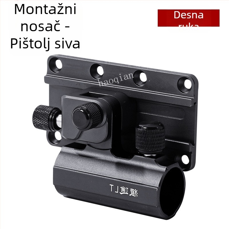 Troje dijelni set dodataka za kutiju za ribolov od aluminijsko-magnezijske legure, veliki držač za ulov, zaštita ribe i stalak za mamac