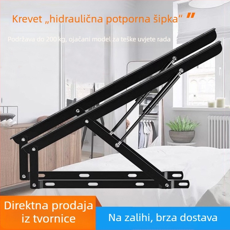 Gasni amortizeri za tatami krevete, hidraulične šipke za podršku lameliranih okvira, pneumatski podizači kreveta
