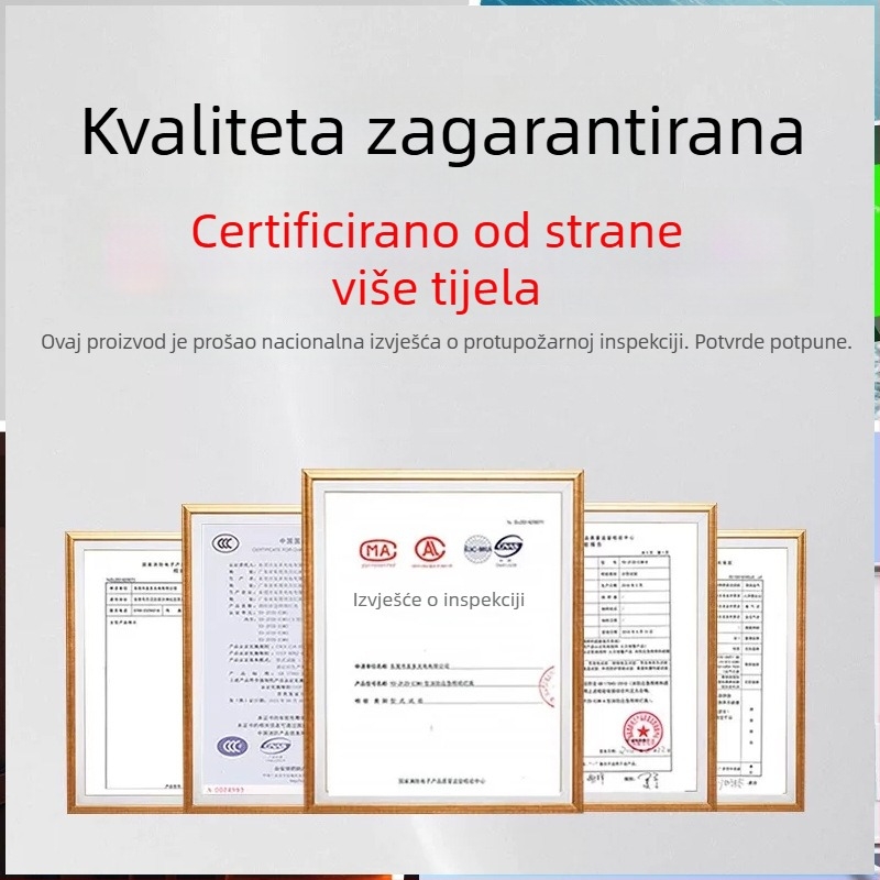 Novo nacionalno standardno vatrogasno svjetlo za izlaz s oznakom kata i digitalnim prikazom kata