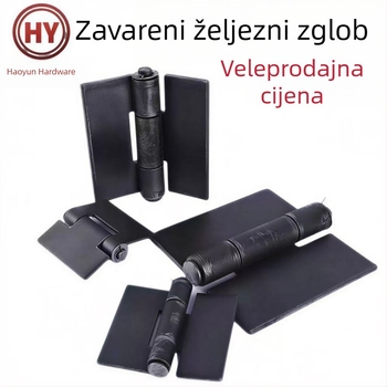 Teške zavarne šarke, debele simetrične odvojive željezne šarke za vrata