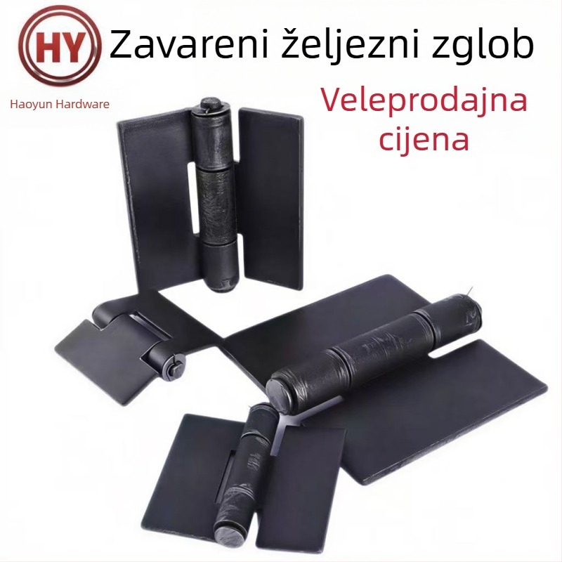Teške zavarne šarke, debele simetrične odvojive željezne šarke za vrata