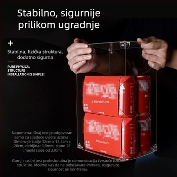 Akrilna kutija za izložbe s zaštitom od prašine za 21367 Tintin pustolovine: Mjesečeva raketa
