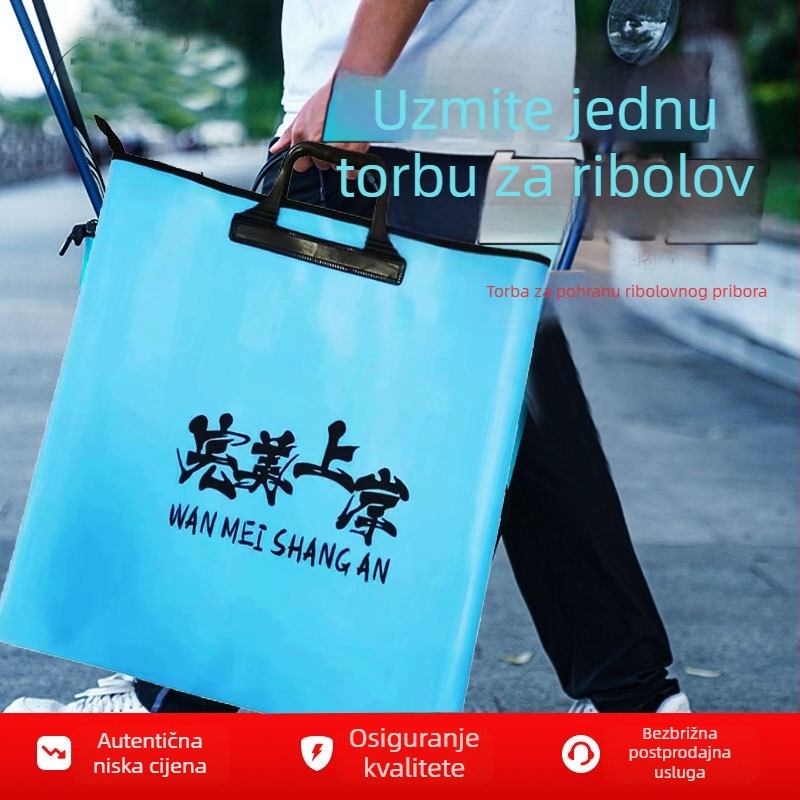 Sklopiva vodootporna torba za ribe i skladištenje ribolovne opreme