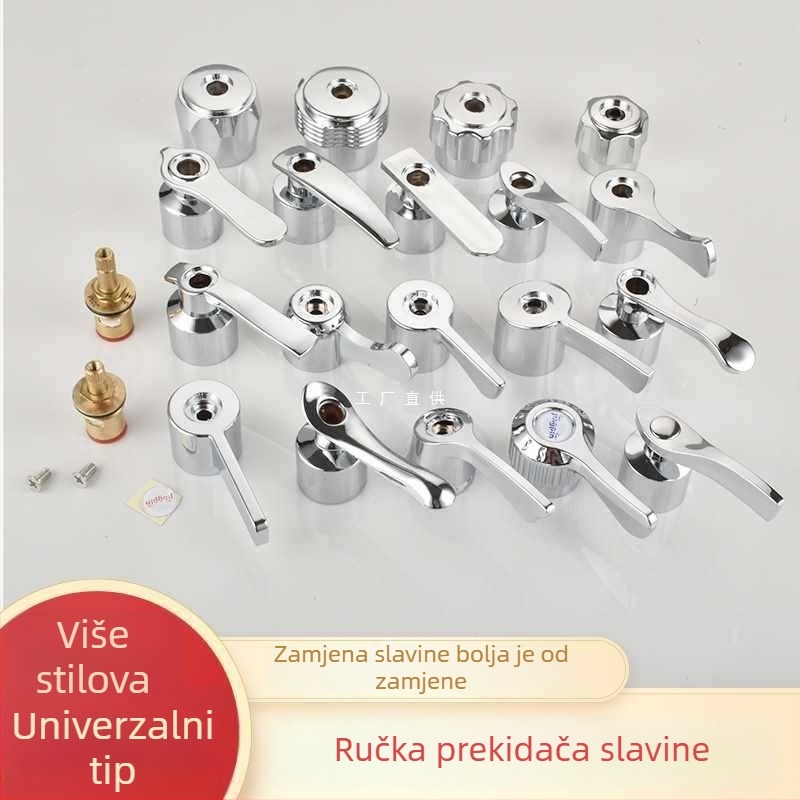 Kuhinjska slavina s debelim dodatnim držačem, mlaznica s brzim otvaranjem za mop sudoper, ručni kotačić za upravljanje, kuhinja s jednim/dvostrukim držačem