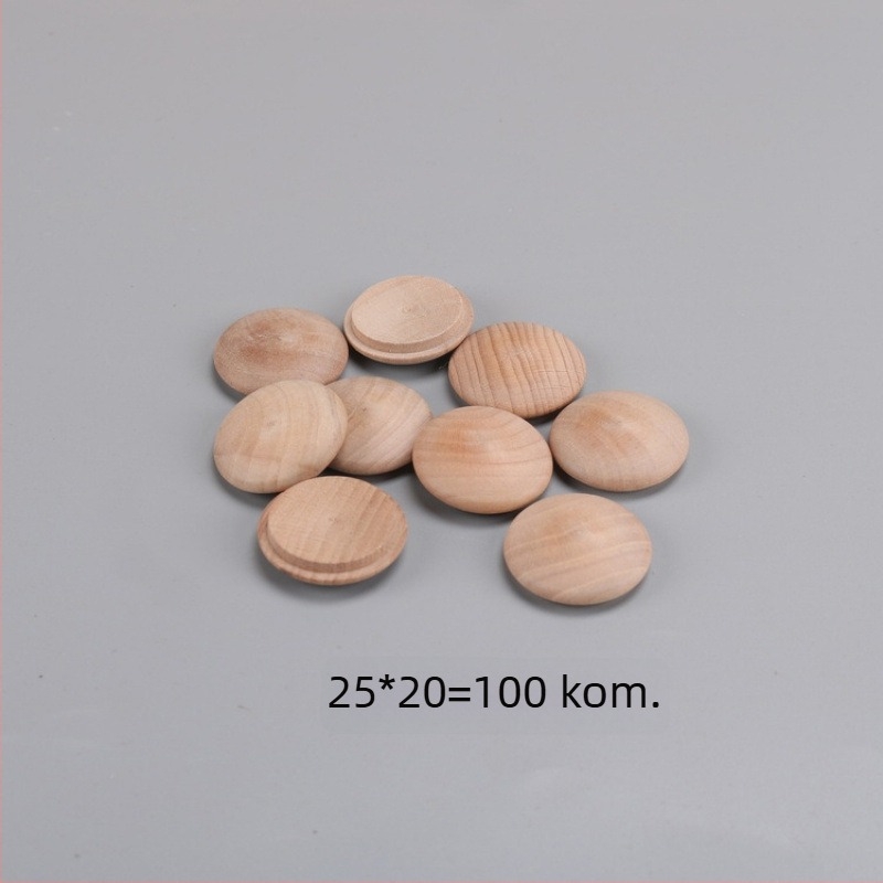Drveni poklopac za rukohvat stepenica, 40×35 mm, dekorativni drveni poklopac, poklopac za rupe za vijke