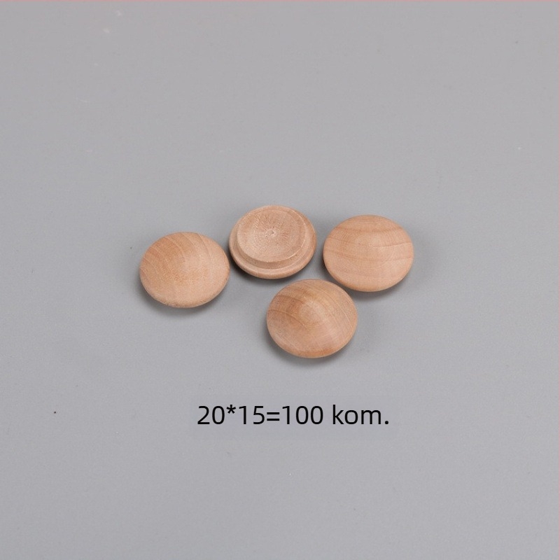Drveni poklopac za rukohvat stepenica, 40×35 mm, dekorativni drveni poklopac, poklopac za rupe za vijke