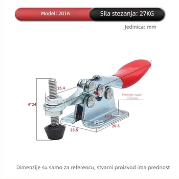 Industrijski horizontalni brzi steznik za zavarivanje, modeli 201, 201B, 225D