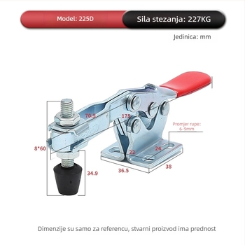 Industrijski horizontalni brzi steznik za zavarivanje, modeli 201, 201B, 225D
