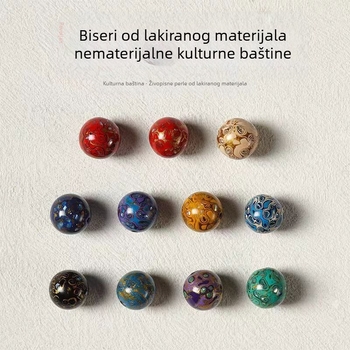 8 mm lakirane drvene perle za narukvicu