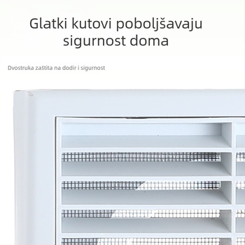 PP rešetkast zidni ventilacijski otvor, jednoslojni