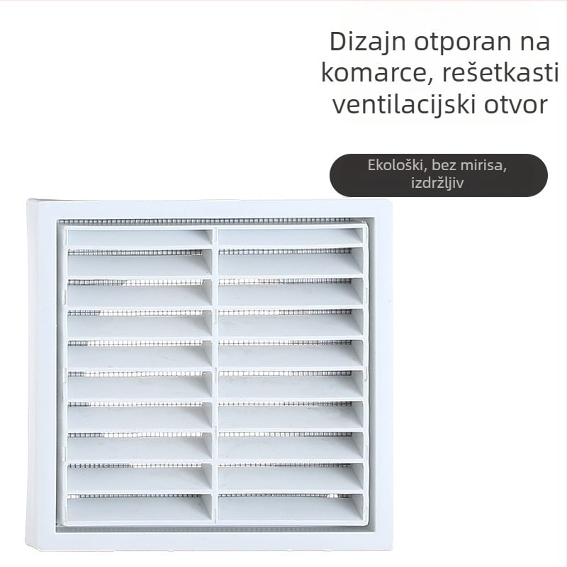 PP rešetkast zidni ventilacijski otvor, jednoslojni