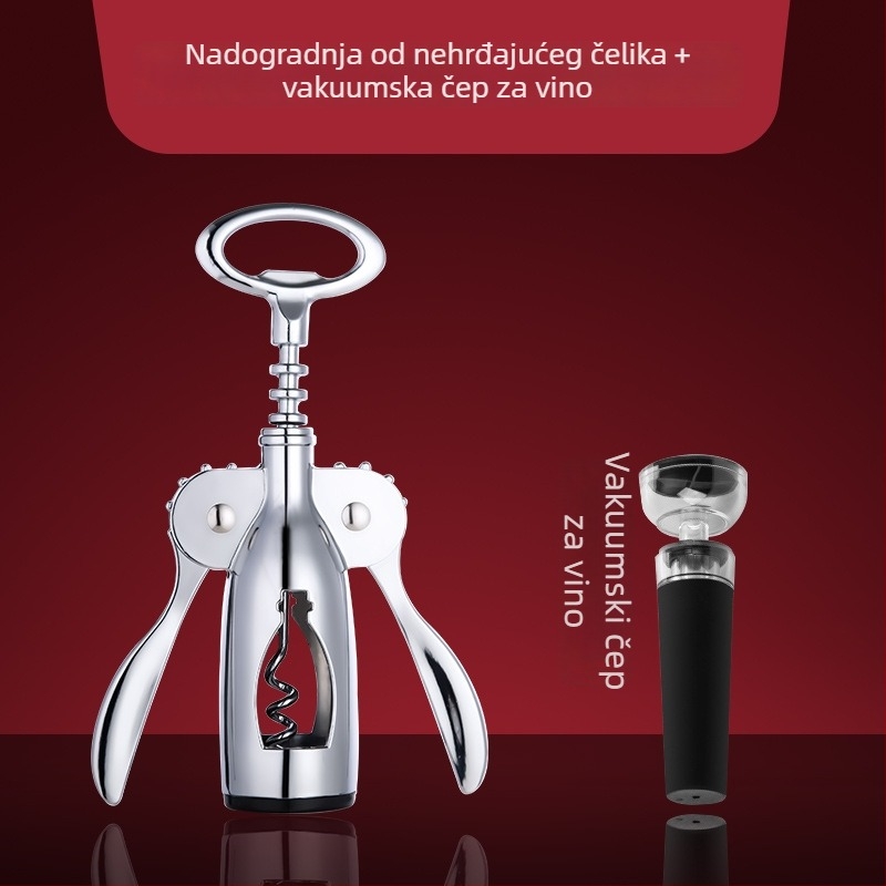 Tianxi set otvarača za vino i pivo od nehrđajućeg čelika – višenamjenski, personaliziran za kućnu upotrebu