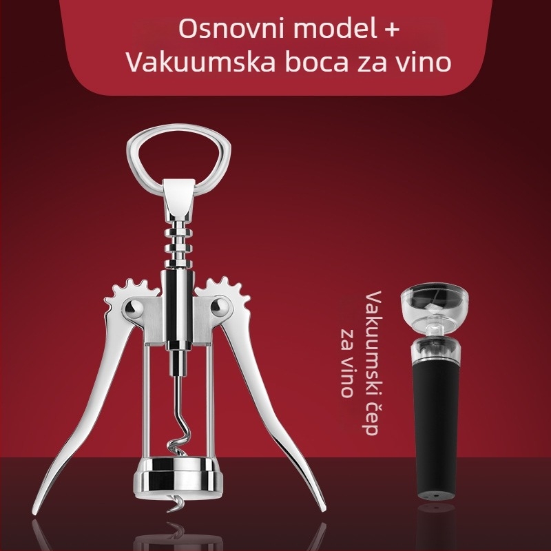 Tianxi set otvarača za vino i pivo od nehrđajućeg čelika – višenamjenski, personaliziran za kućnu upotrebu