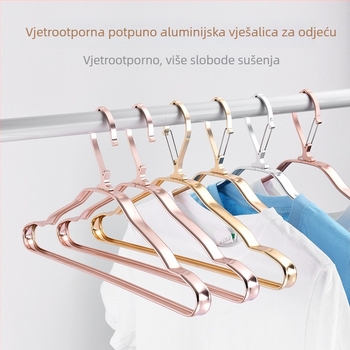 Vješalica za odjeću od aluminijskog legura s automatskom kopčom, kućni sušilo za vanjsku upotrebu na visokim etažama