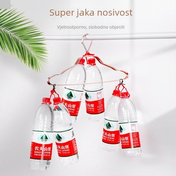 Vješalica za odjeću od aluminijskog legura s automatskom kopčom, kućni sušilo za vanjsku upotrebu na visokim etažama