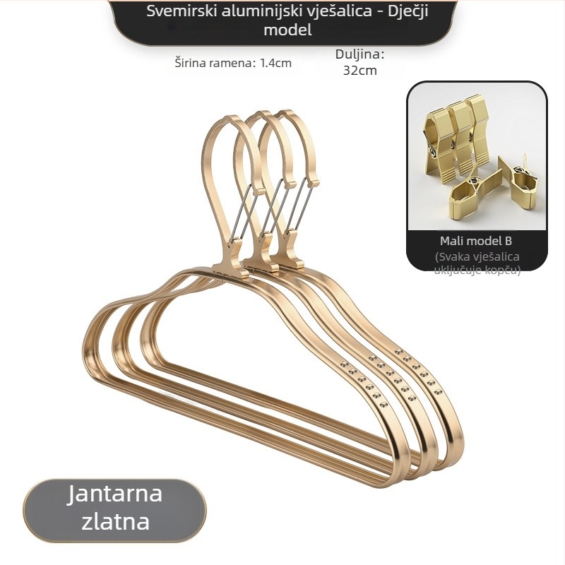 Vješalica za odjeću od aluminijskog legura s automatskom kopčom, kućni sušilo za vanjsku upotrebu na visokim etažama