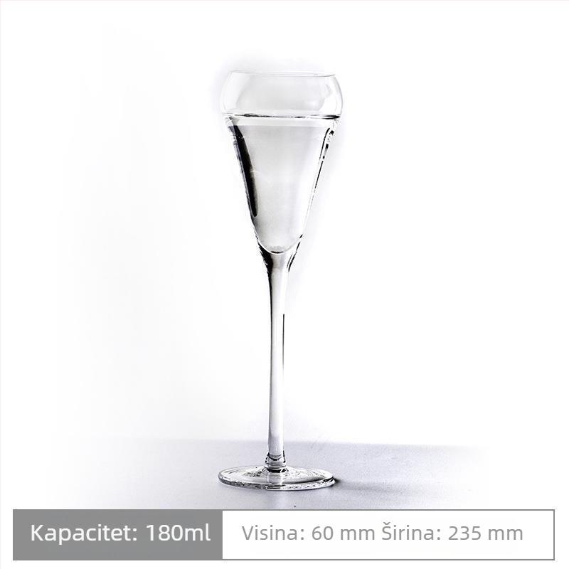 Nordijski inspirirana koktel čaša s Ins stilom i mousse staklom