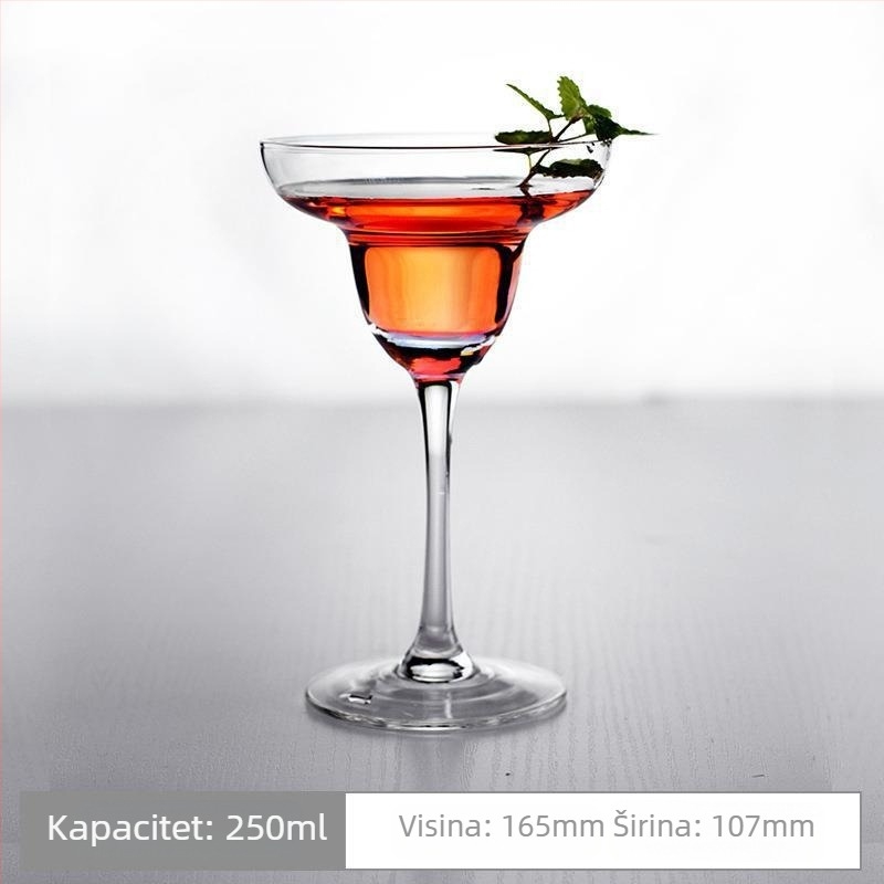 Nordijski inspirirana koktel čaša s Ins stilom i mousse staklom