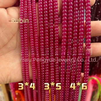 8 mm crvene korund kuglice, umjetni rubin, fasetirana površina, abakus kuglice, slobodni poluproizvodi za DIY nakit