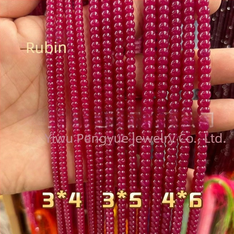8 mm crvene korund kuglice, umjetni rubin, fasetirana površina, abakus kuglice, slobodni poluproizvodi za DIY nakit