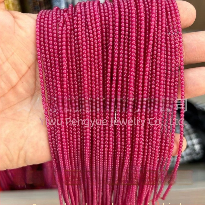 8 mm crvene korund kuglice, umjetni rubin, fasetirana površina, abakus kuglice, slobodni poluproizvodi za DIY nakit