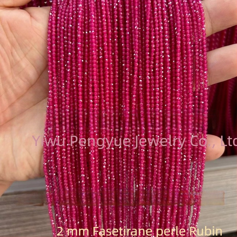 8 mm crvene korund kuglice, umjetni rubin, fasetirana površina, abakus kuglice, slobodni poluproizvodi za DIY nakit