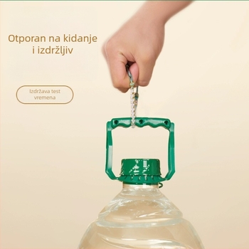 Unisex pletena narukvica od crvenog konca, DIY komad s pozlaćenim detaljem (polu završeno)