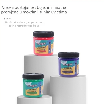 500 ml boca akvarelne i gouache boje, za početnike, 24 boje