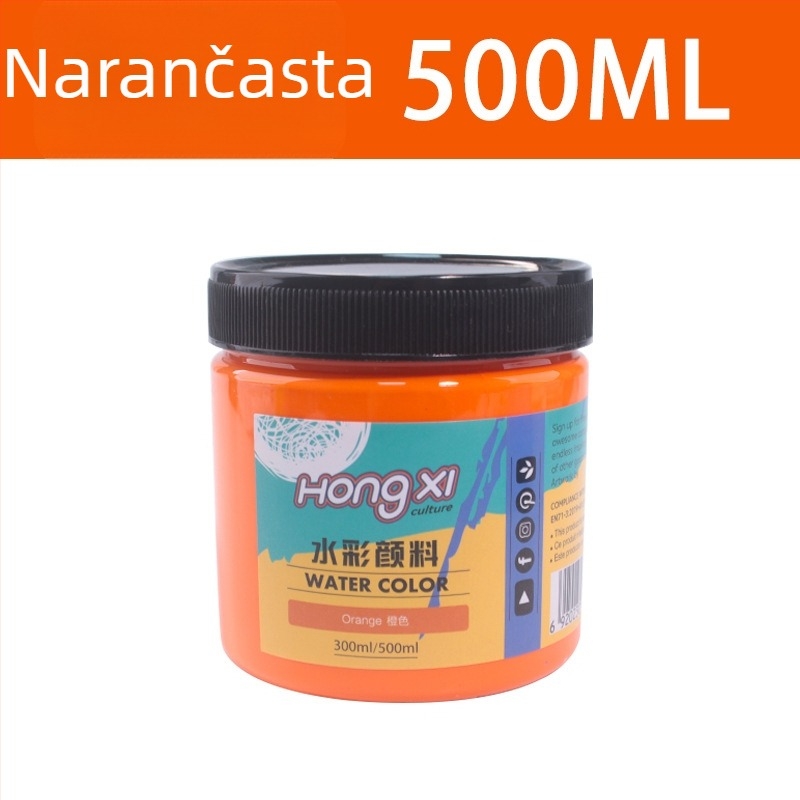 500 ml boca akvarelne i gouache boje, za početnike, 24 boje