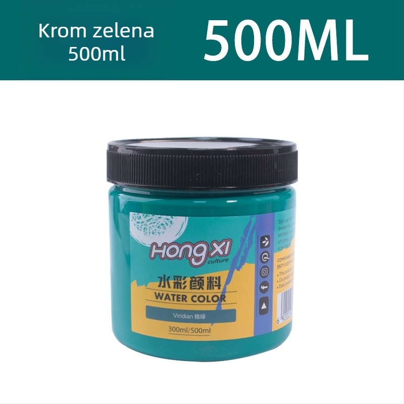 500 ml boca akvarelne i gouache boje, za početnike, 24 boje