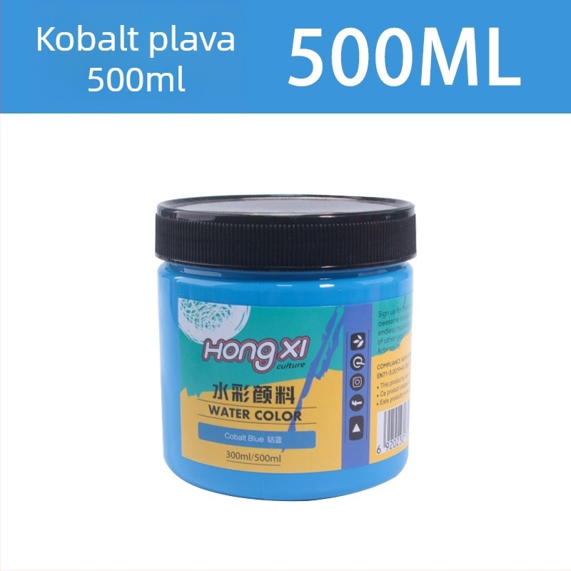 500 ml boca akvarelne i gouache boje, za početnike, 24 boje