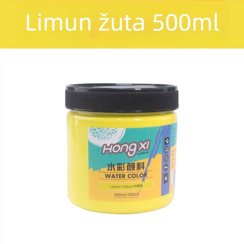 500 ml boca akvarelne i gouache boje, za početnike, 24 boje