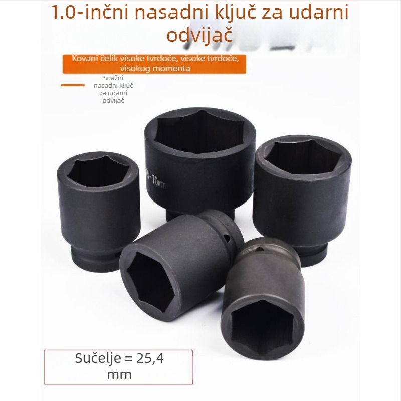 Teški pneumatski set viljuškastih ključeva s interfejsom 1 inč / 25 mm