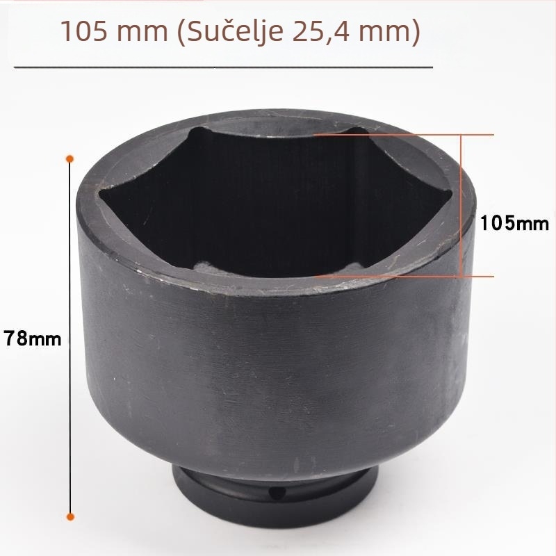Teški pneumatski set viljuškastih ključeva s interfejsom 1 inč / 25 mm