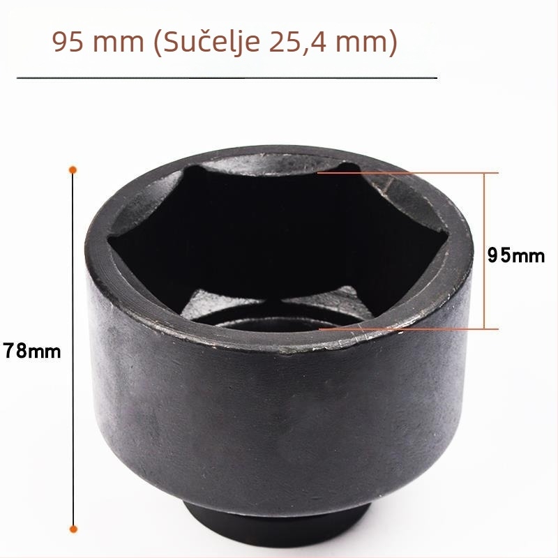 Teški pneumatski set viljuškastih ključeva s interfejsom 1 inč / 25 mm