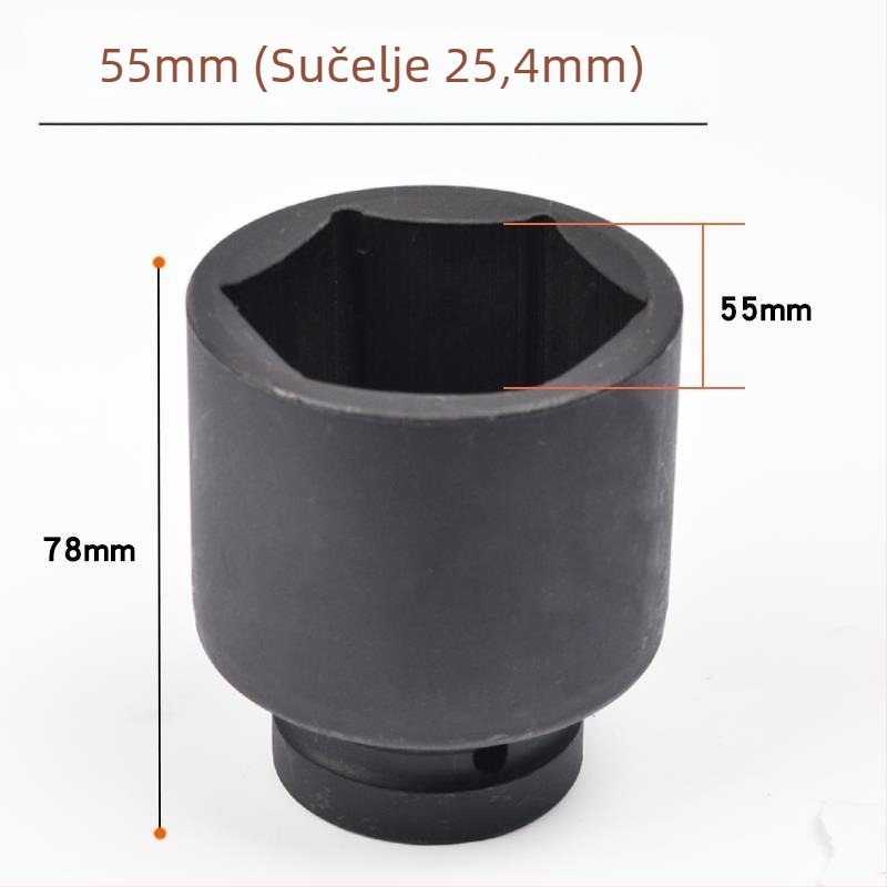 Teški pneumatski set viljuškastih ključeva s interfejsom 1 inč / 25 mm