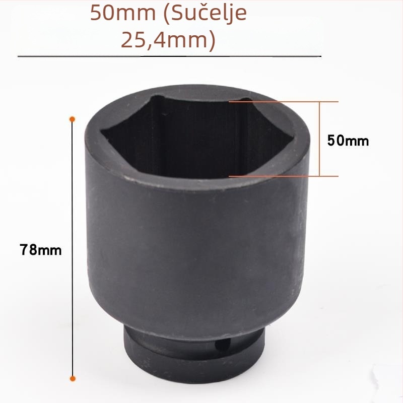 Teški pneumatski set viljuškastih ključeva s interfejsom 1 inč / 25 mm