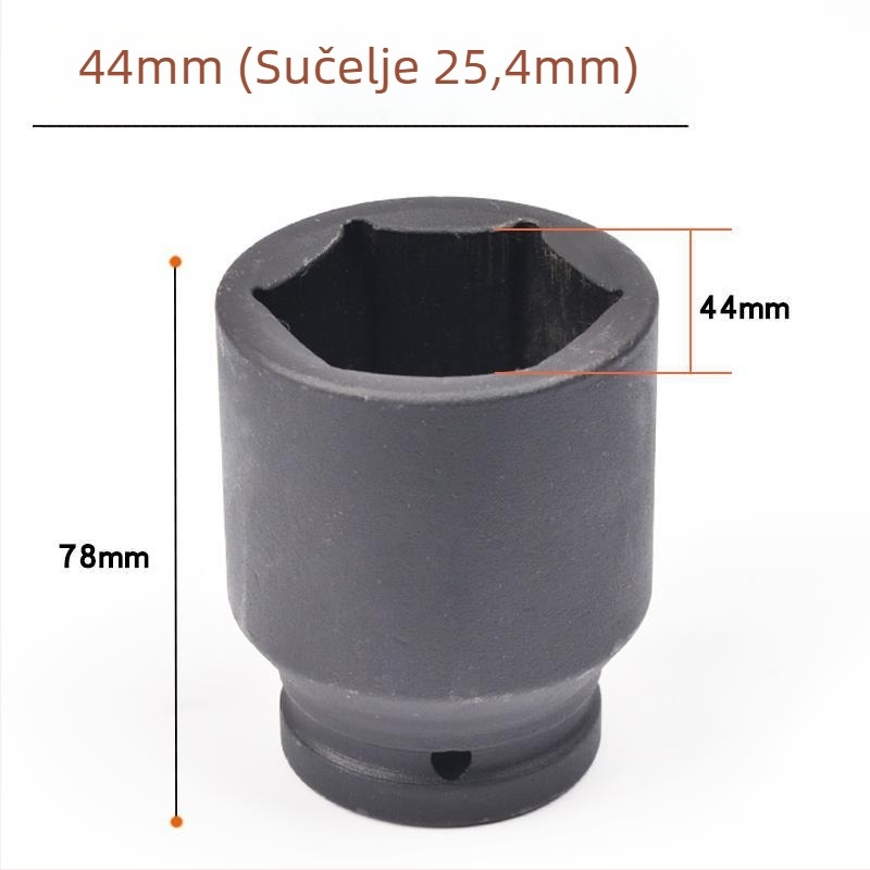 Teški pneumatski set viljuškastih ključeva s interfejsom 1 inč / 25 mm