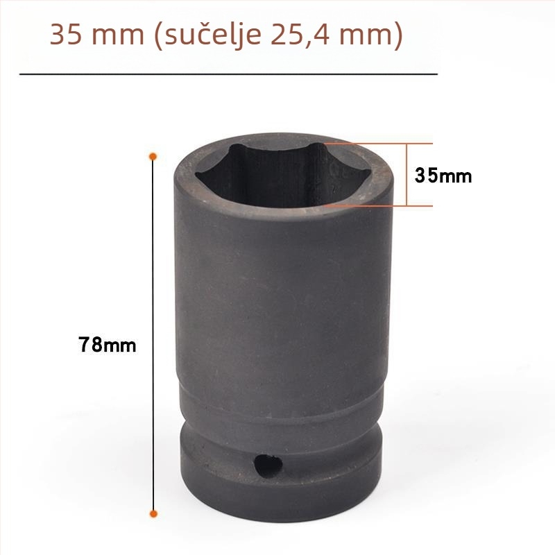 Teški pneumatski set viljuškastih ključeva s interfejsom 1 inč / 25 mm