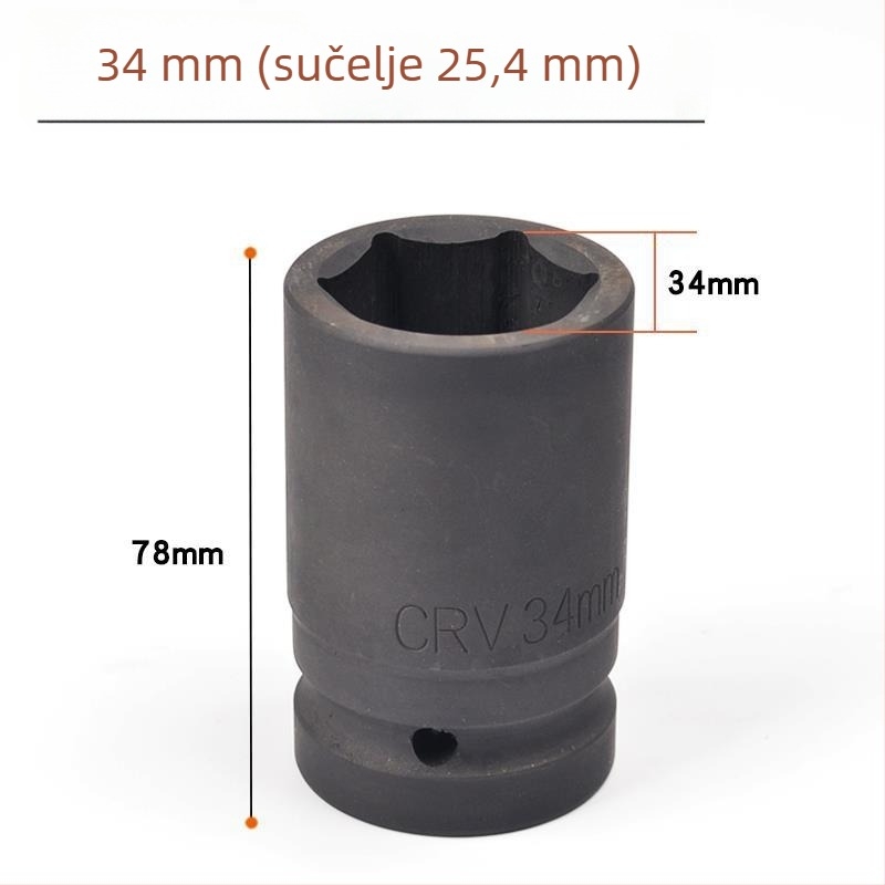 Teški pneumatski set viljuškastih ključeva s interfejsom 1 inč / 25 mm